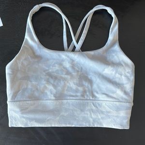 Lululemon energy long line camo bra